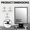 ToiletTree Products Fogless Shower Mirror - Anti-Fog Mirror - Adjustable