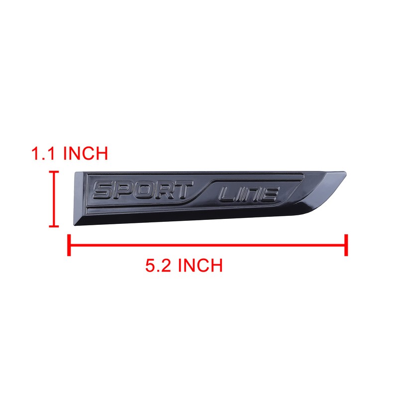 Sport Line Emblem Car Badge Sticker for Car Side Rear