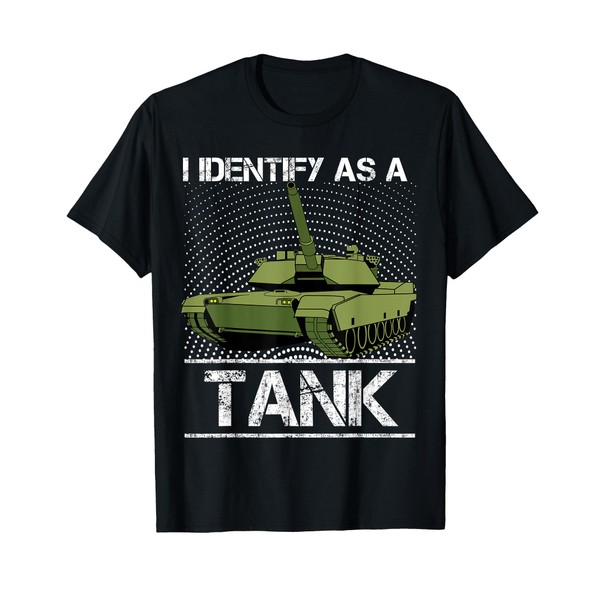 I Identify As A Tank Funny M1A1 Abrams USA American