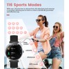 LIGE Ultra-Thin Smart Watch for Women,1.43" Fitness Tracker Watch with