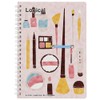 Nakabayashi 65602 Logical W Ring Notebook, Pen Holder, A5, Cosmetics