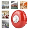 Fire School Safety Fire Alarm Bell, 24V Metal Round Alarm,
