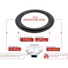 For Sony Sony SA-W551, SA-W741, SS-2003, 8" Woofer Foam Edge