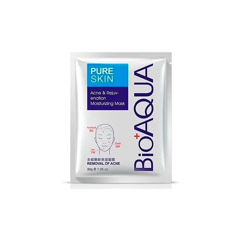 Bioaqua Pure Skin set 4 pzs antiacné, controla grasa en