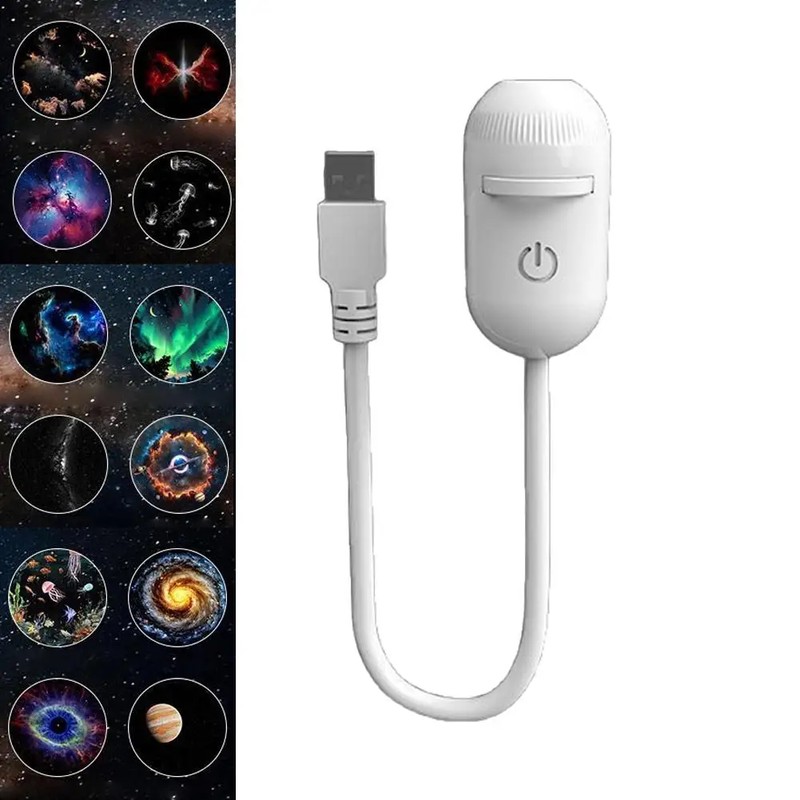 USB Galaxy Projector Night Light for Home Décor – 360°