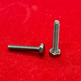 Unbranded 6-32 x 0.75in Hex Head Machine Screw / Bolt - Steel - UNC - Coarse - Qty 25