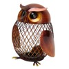 Owl Piggy Bank Owl Shaped Metal Coin Box Handwork Crafting