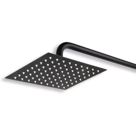 CNX Regadera De 20 Cm (8  Pulgadas) Color Mate Con Tubo De 40 Cm