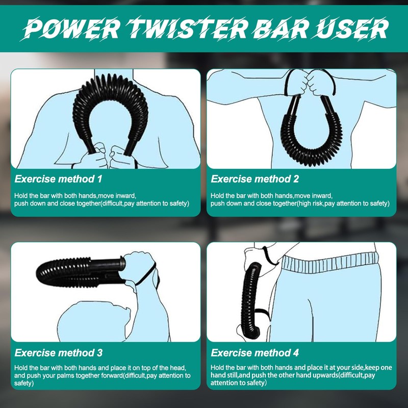 Power Twister Bar (66LB) – Arm & Forearm Workout Equipment