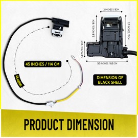 MorexLab W11307244 Lid Lock Assembly Replaces AP6832601 W10838613 W10682535 Washer Door Lock Latch Switch Compatible with Whirlpool Maytag Kenmore Crosley Amana Roper Admiral