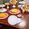 150 Pcs 6" White Lace Paper Doilies,Disposable Round Liners for