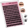 Mayhug Dramatic Eyelash Extensions, 3D Fluffy Eyelash Extensions, 144 Pieces,