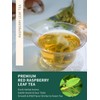 TeeLux Raspberry Leaf Tea Bags 60 Count, Pure Natural Raspberry