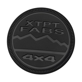 XTPTFABS 68483961AB Front Fender Badge Rated Emblem Compatible with 2019-2024 Jeep Wrangler Jl and 2020-2024 Jeep Gladiator(Fits Front Left Or Right Side Fender,1Pcs)