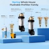 iSpring WSP-500 Filtro de agua reutilizable de sedimentos para toda