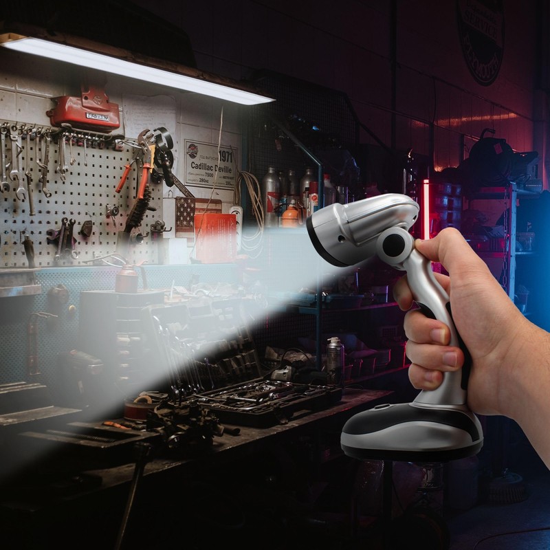 FISHTEC Extremely strong lamp, 120 lumens, COB technology, wireless, 180°