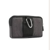 DFVmobile - Multi-purpose belt case with 2 compartments zip for