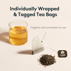 OSULLOC Jeju Camellia Flower Tea Premium Teabags (20 Count) –  Jeju Camellia Blossom Black Tea, Tropical Fruity Flavor, Made in Korea