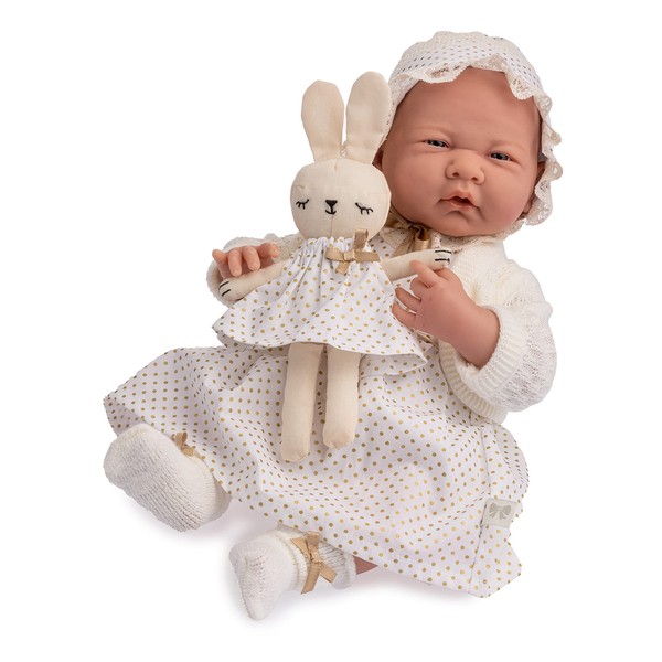 JC Toys - La Newborn Royal Collection| 15.5" Soft Body Baby Doll and Accessories | Designed by Berenguer Made in Spain | Ages 2+ | Royal Gift Set