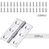 20Pcs Stainless Steel Folding Hinge 2 inch Door and Window