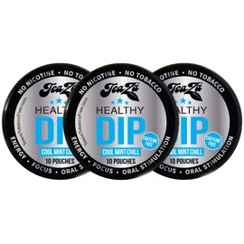 TeaZa Herbal Pouch Cool Mint 3 Cans with DC Crafts Nation Skin Can Cover - Cowboy