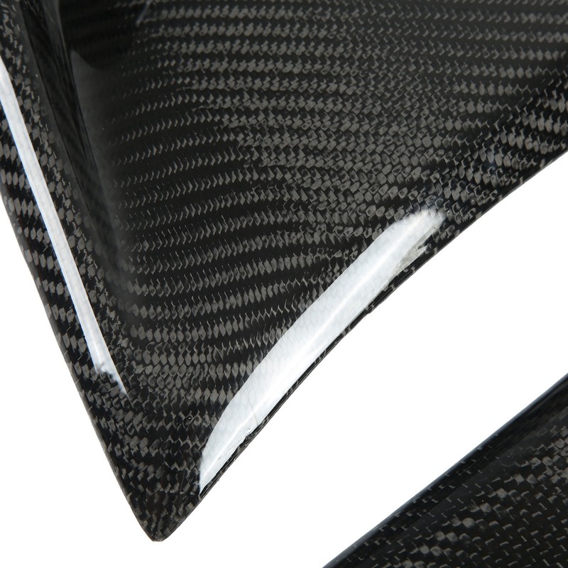 Carbon Fiber Front Bumper Side Vent Cover Replacement for STI