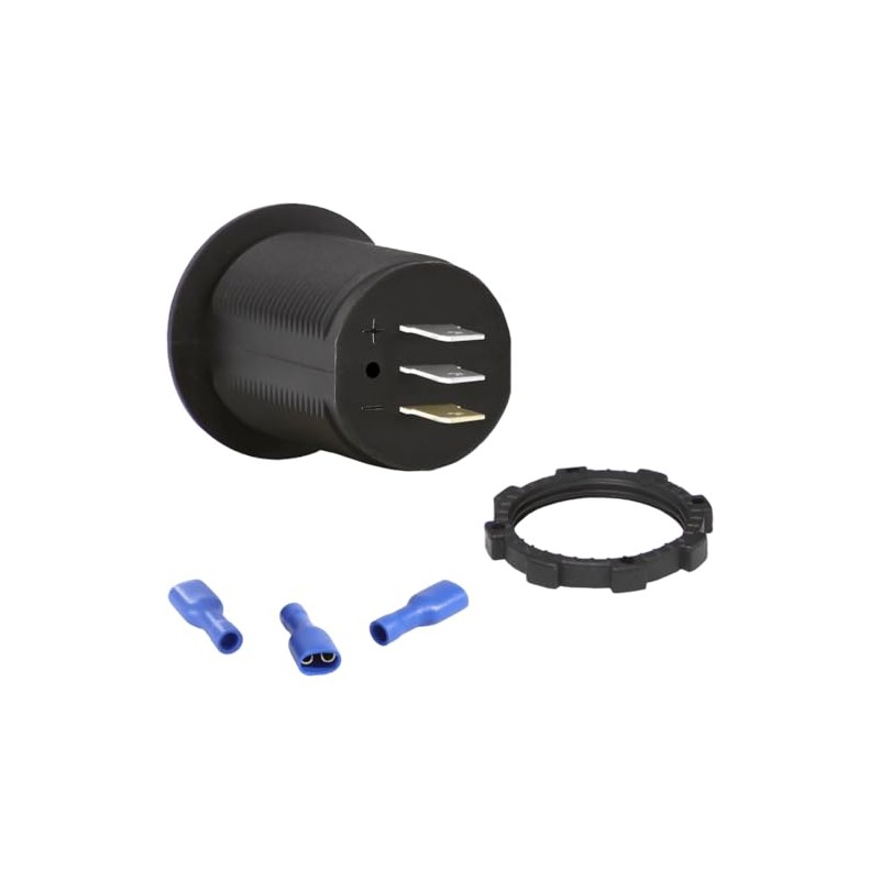 Powerwerx Panel Mount Combo Amp & Volt Meter for 12/24V