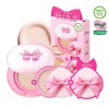 AMUSE Ceramic Skin Perfector Cushion & Puff Set 4items [Ballerina