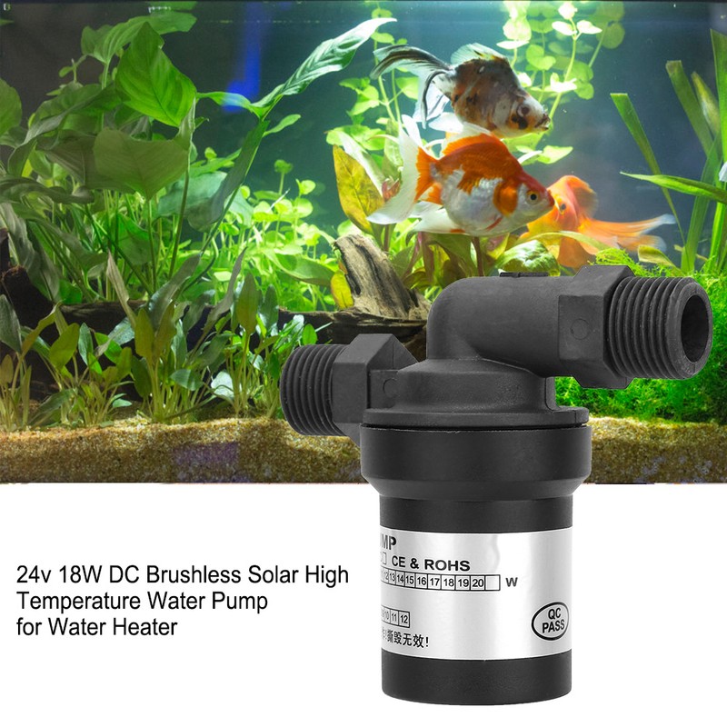 24v 18W DC Brushless Solar High Temperature Water Pump for