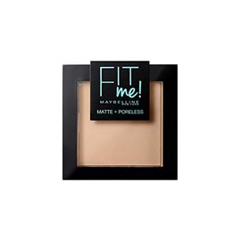 Maybelline Fit Me Mate Y Afinaporos Tono 130 Buff Beige Polvos Matificantes Pieles Medias Claras. - 9Gr