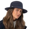 Seeberger Anti-Rain Cloche Hat Women, darkred