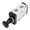 Heschen 4R210-08 Metal Hand Valve 5-Way 2-Position 1/4 PT Aluminium