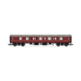 Hornby TT:120 Coach Car - TT4001A BR Mk1 Composite Corridor E15468 - Era 5 Train Toy, TT Gauge Carriage for Train Set, Rolling Stock Models for Adults - 1:120 Scale Model Gift