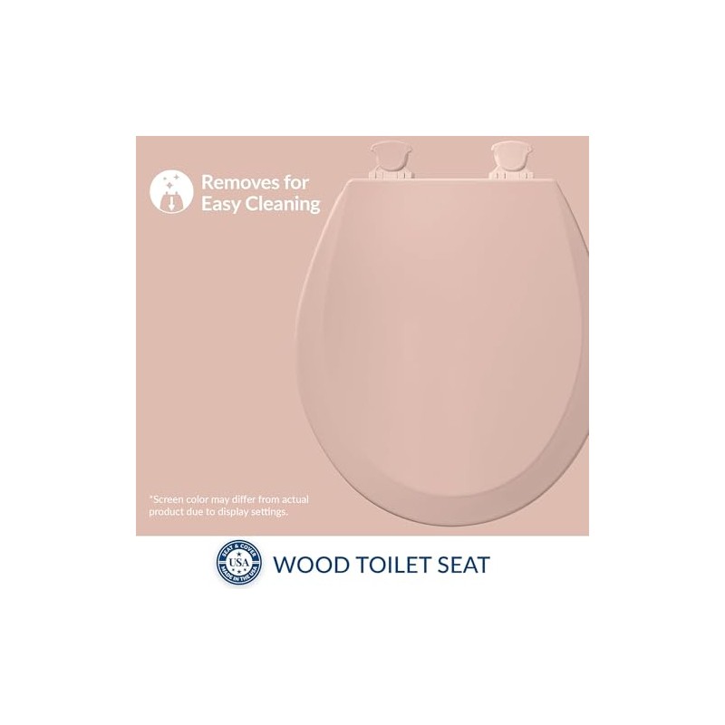 Bemis 500EC 063 Toilet Seat with Easy Clean & Change