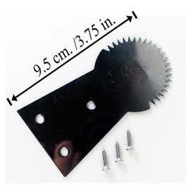 Coconut Scraper Shredder Thai Teeth Tool Stainless Steel Grater Kitchen with 3 Screws