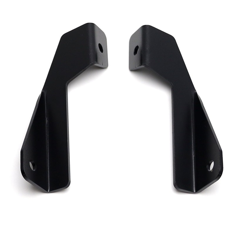 iJDMTOY LED Ditch Light Hood Edge Low Profile Mounting Brackets