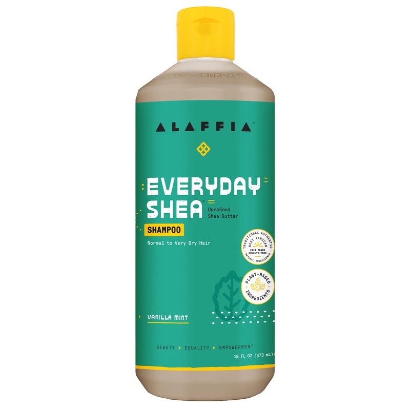 Alaffia EveryDay Champú de karité, champú limpiador suave para cabello