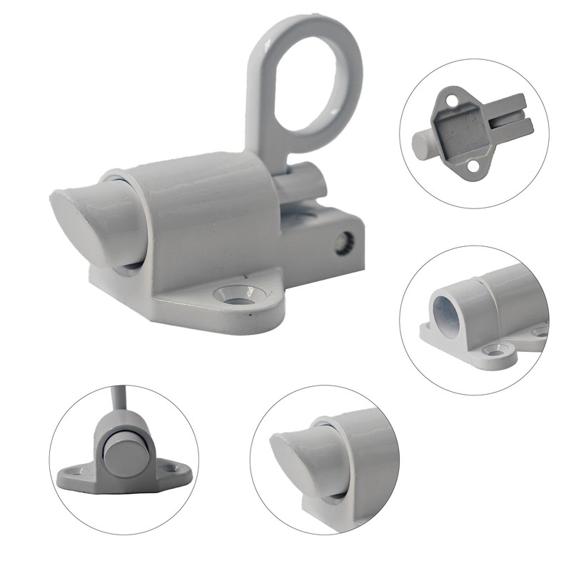 STFRBTH 4PCS Self-Closing Door Latches, Aluminum Alloy Spring Barrel Lock