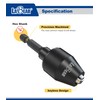 LABEAR- Drill Chuck Keyless Mini 3-Jaw Adapter with Quick-change 1/4"