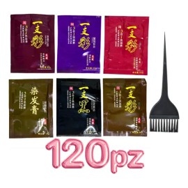 Shampoo Tinte Instantáneo Natural Cubre Canas Jengibre 120pz                                                                                          