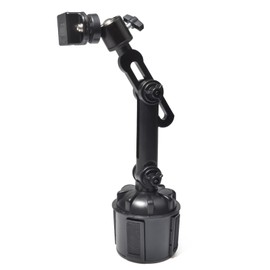 YNIBST Car Radio Holder, Drink Holder, Walkie Talkie with Belt Clip Holder, Height Adjustable, Easy to Install and Remove, Handy Machine, Instruction Manual Included, black, Radio Holder