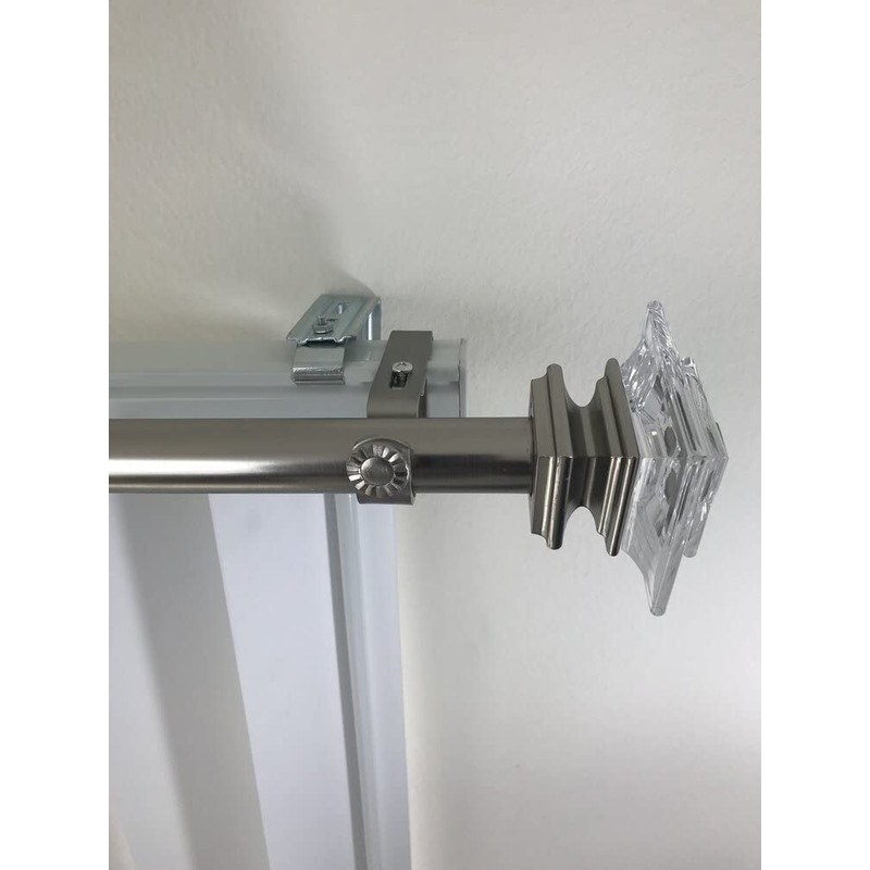 NoNo Bracket - Curtain Rod Bracket Attachment (Brass Set of