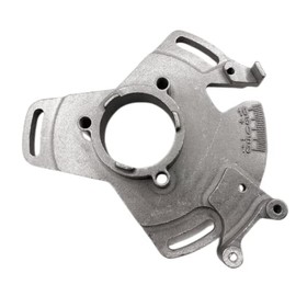 OMGparts Replacement for Performance Machined Aluminum Adjustable Stator Timing Back Plate Yamaha YFZ350 Banshee 1987-2006 Sparkling Silver | OEM Repl.# 2GU-85510-50-00 3GG-85510-00-00 3GG-85510-01-00