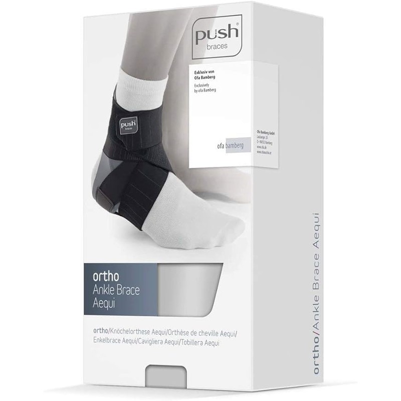 Push Med Medium Aequi Fußgelenkbandage, links