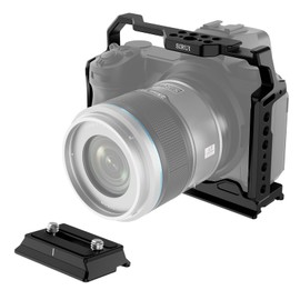 SIRUI AM-NZ-CT Camera Cage for Nikon Z5 Z6 Z7 Z6II Z7II Cage with NATO Rail Arca Base and Cold Shoe Multiple 1/4 Inch and 3/8 Inch Thread Holes