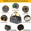 PAWZIDEA Center Console Dog Car Seat, Enclosed Small Dog Armrest