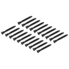 sourcing map 20Pcs M6.3x50mm Hex Socket Countersunk Head Self Tapping