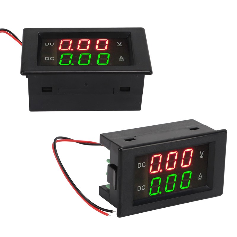 YB4835VA Digital Voltmeter Ammeter DC 600V 100A Decimal Point Automatic