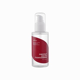 ISNTREE Chestnut AHA 8% Clear Essence 3.38 fl oz (100 ml) / tightening pores chemical facial essence for dead skin cells upcycling ingredients chestnut shells