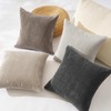 Topfinel 4 Packs Natural Decorative Throw Pillows Covers 20x20 Inch
